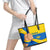 Ukraine Unity Day Leather Tote Bag Ukrainian Unification Act - Wonder Print Shop
