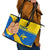 Ukraine Unity Day Leather Tote Bag Ukrainian Unification Act - Wonder Print Shop