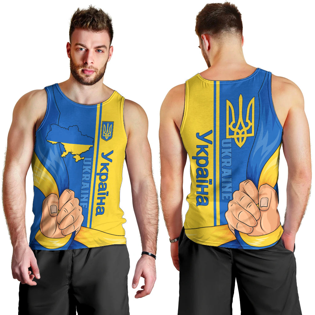Ukraine Unity Day Men Tank Top Ukrainian Unification Act - Wonder Print Shop