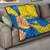 Ukraine Unity Day Quilt Ukrainian Unification Act - Wonder Print Shop