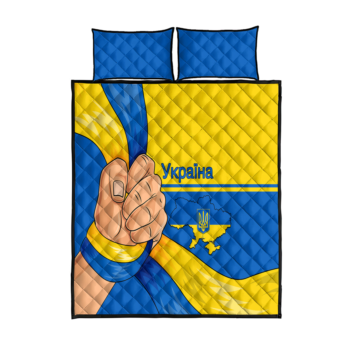 ukraine-unity-day-quilt-bed-set-ukrainian-unification-act
