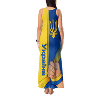 Ukraine Unity Day Tank Maxi Dress Ukrainian Unification Act - Wonder Print Shop