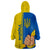 Ukraine Unity Day Wearable Blanket Hoodie Ukrainian Unification Act - Wonder Print Shop