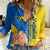 Ukraine Unity Day Women Casual Shirt Ukrainian Unification Act - Wonder Print Shop