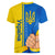 Ukraine Unity Day Women V Neck T Shirt Ukrainian Unification Act - Wonder Print Shop