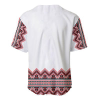 Ukraine Folk Pattern Baseball Jersey Ukrainian Traditional Version - Wonder Print Shop
