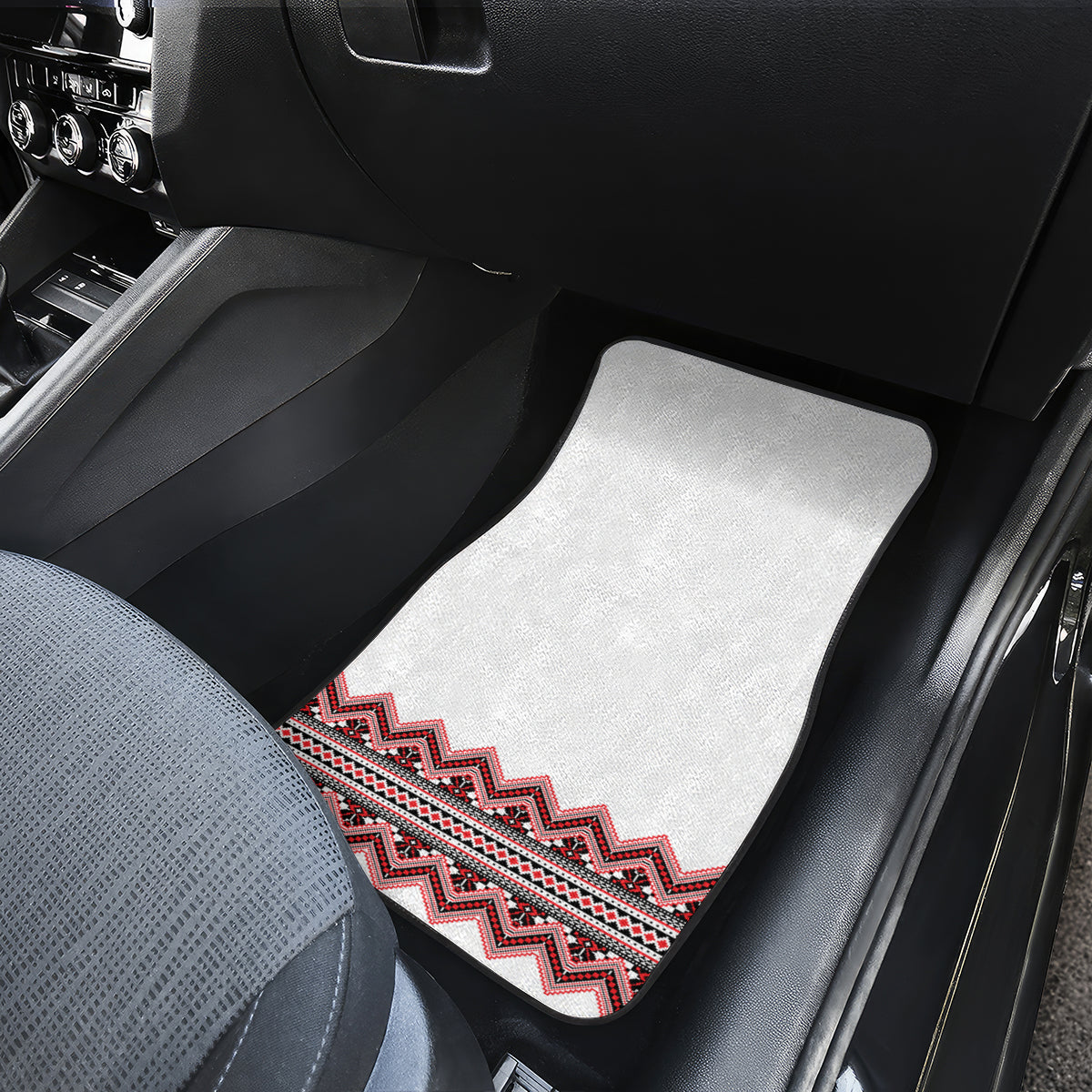 Ukraine Folk Pattern Car Mats Ukrainian Traditional Version - Wonder Print Shop