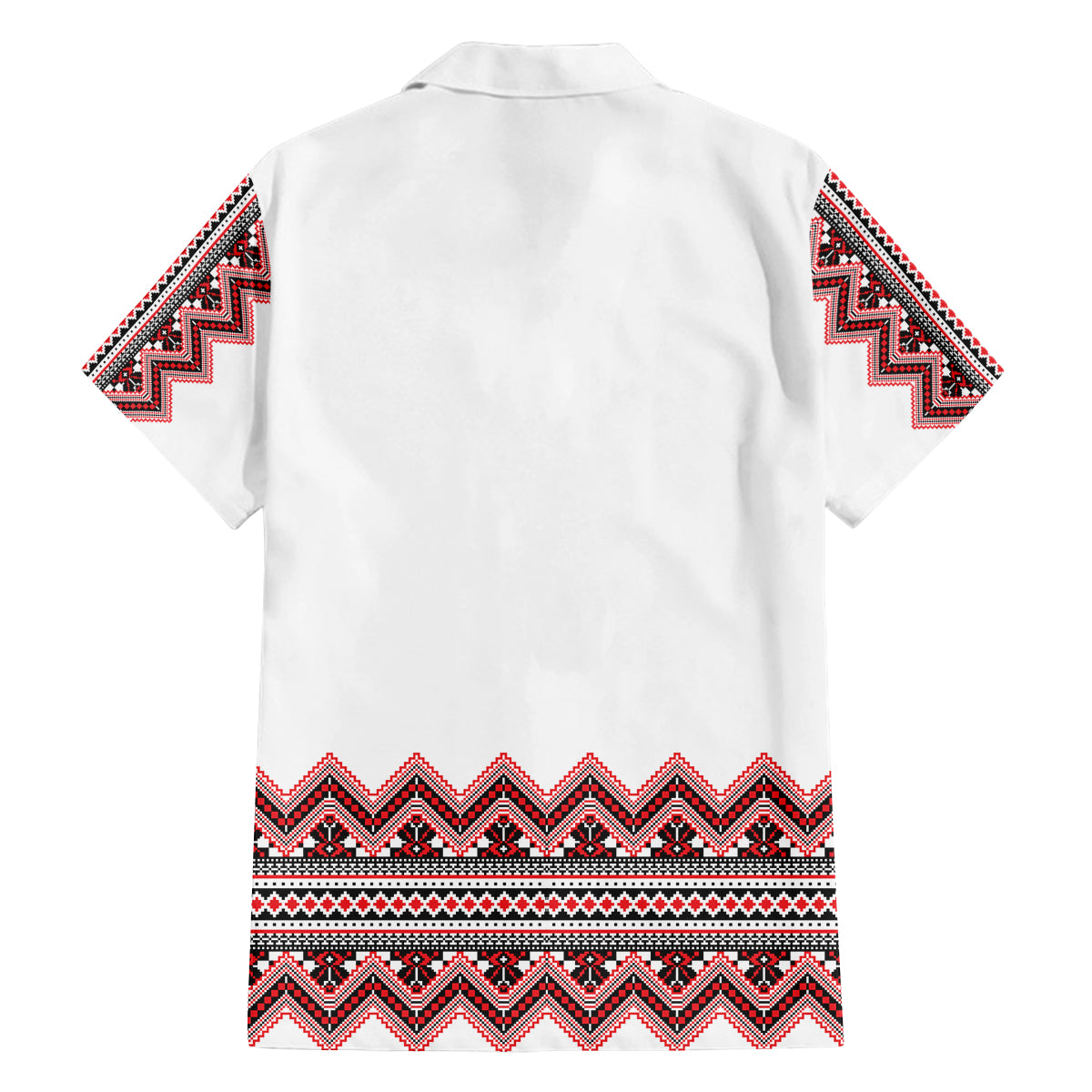 Ukraine Folk Pattern Family Matching Puletasi Dress and Hawaiian Shirt Ukrainian Traditional Version - Wonder Print Shop