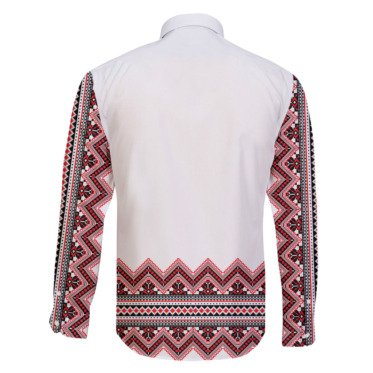 Ukraine Folk Pattern Family Matching Puletasi Dress and Hawaiian Shirt Ukrainian Traditional Version - Wonder Print Shop