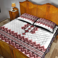 Ukraine Folk Pattern Quilt Bed Set Ukrainian Traditional Version - Wonder Print Shop