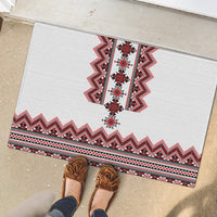 Ukraine Folk Pattern Rubber Doormat Ukrainian Traditional Version - Wonder Print Shop