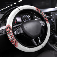 Ukraine Folk Pattern Steering Wheel Cover Ukrainian Traditional Version - Wonder Print Shop