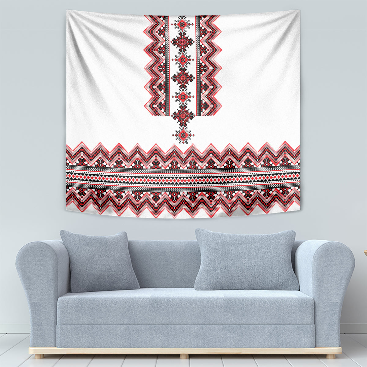 Ukraine Folk Pattern Tapestry Ukrainian Traditional Version - Wonder Print Shop