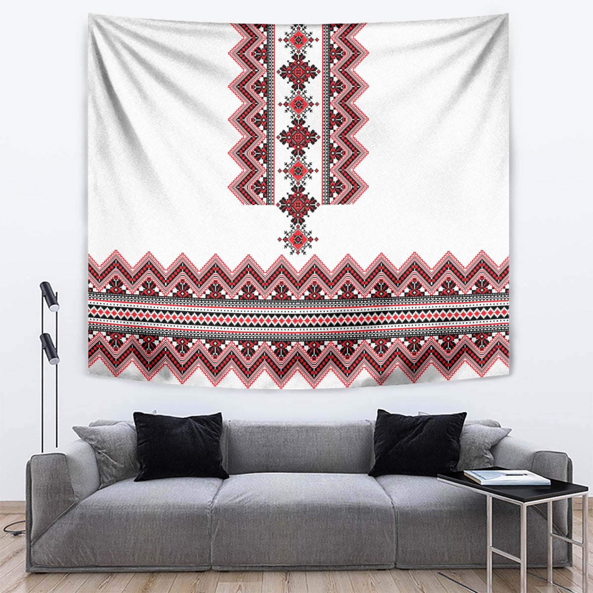 Ukraine Folk Pattern Tapestry Ukrainian Traditional Version - Wonder Print Shop