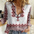 Ukraine Folk Pattern Women Casual Shirt Ukrainian Traditional Version - Wonder Print Shop