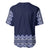 Ukraine Folk Pattern Baseball Jersey Ukrainian Navy Blue Version - Wonder Print Shop