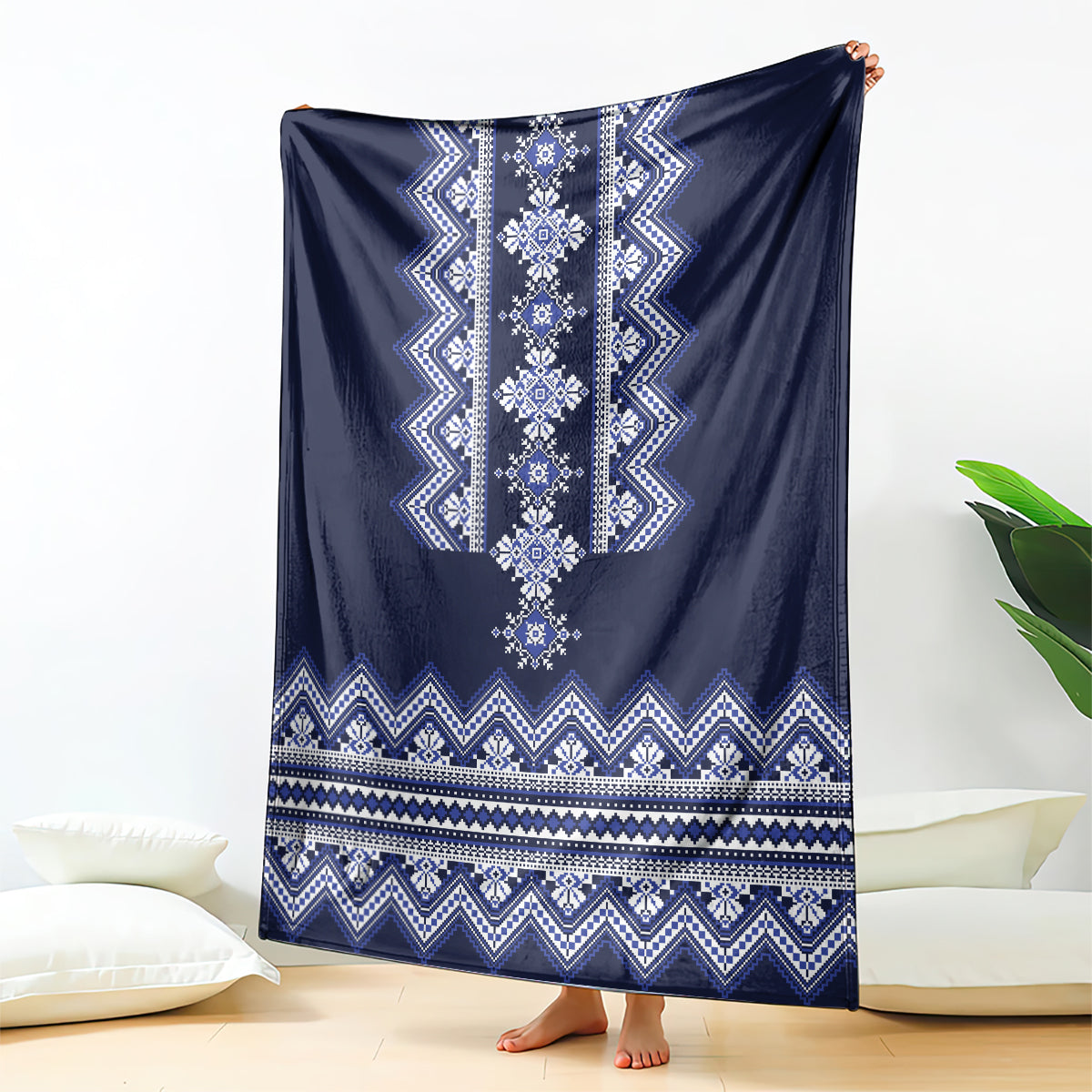 ukraine-folk-pattern-blanket-ukrainian-navy-blue-version