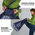 Ukraine Folk Pattern Grocery Bag Ukrainian Navy Blue Version