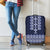 Ukraine Folk Pattern Luggage Cover Ukrainian Navy Blue Version - Wonder Print Shop