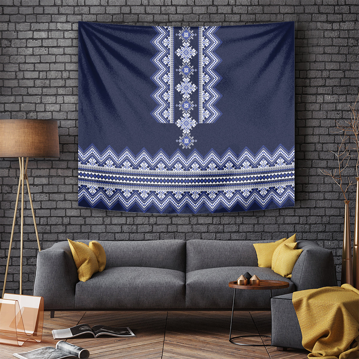 ukraine-folk-pattern-tapestry-ukrainian-navy-blue-version