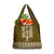 Ukraine Folk Pattern Grocery Bag Ukrainian Wood Brown Version