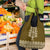 Ukraine Folk Pattern Grocery Bag Ukrainian Wood Brown Version