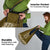 Ukraine Folk Pattern Grocery Bag Ukrainian Wood Brown Version