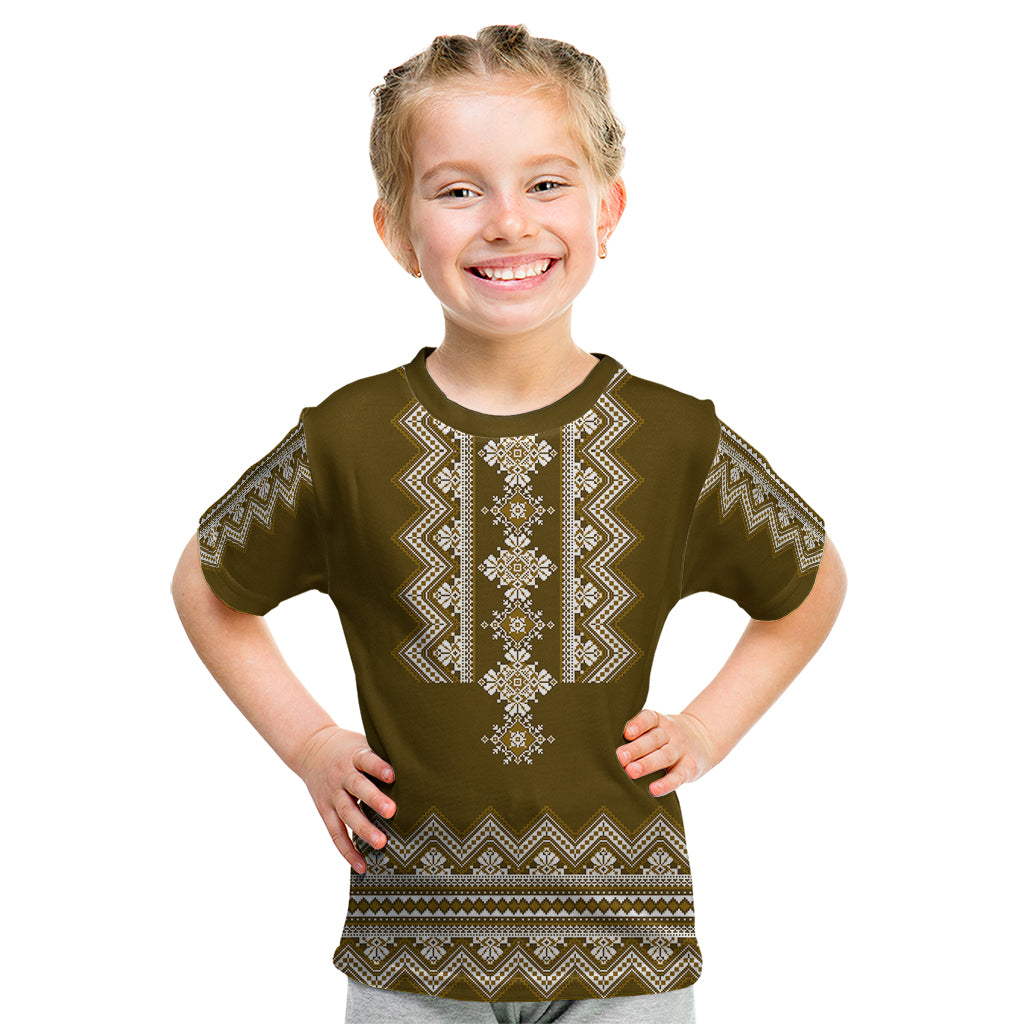 ukraine-folk-pattern-kid-t-shirt-ukrainian-wood-brown-version