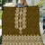 Ukraine Folk Pattern Quilt Ukrainian Wood Brown Version - Wonder Print Shop