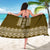 Ukraine Folk Pattern Sarong Ukrainian Wood Brown Version - Wonder Print Shop
