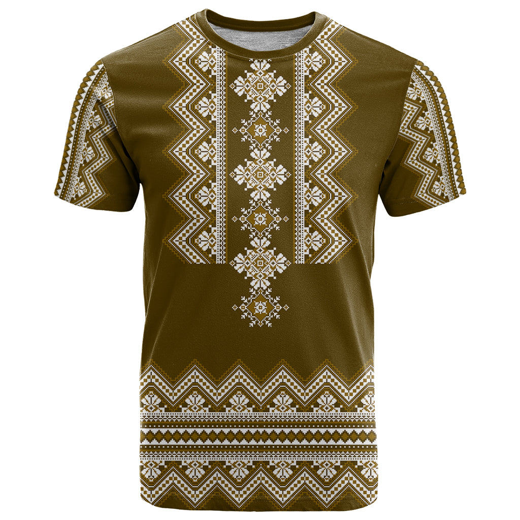 ukraine-folk-pattern-t-shirt-ukrainian-wood-brown-version
