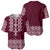 Ukraine Folk Pattern Baseball Jersey Ukrainian Wine Red Version - Wonder Print Shop