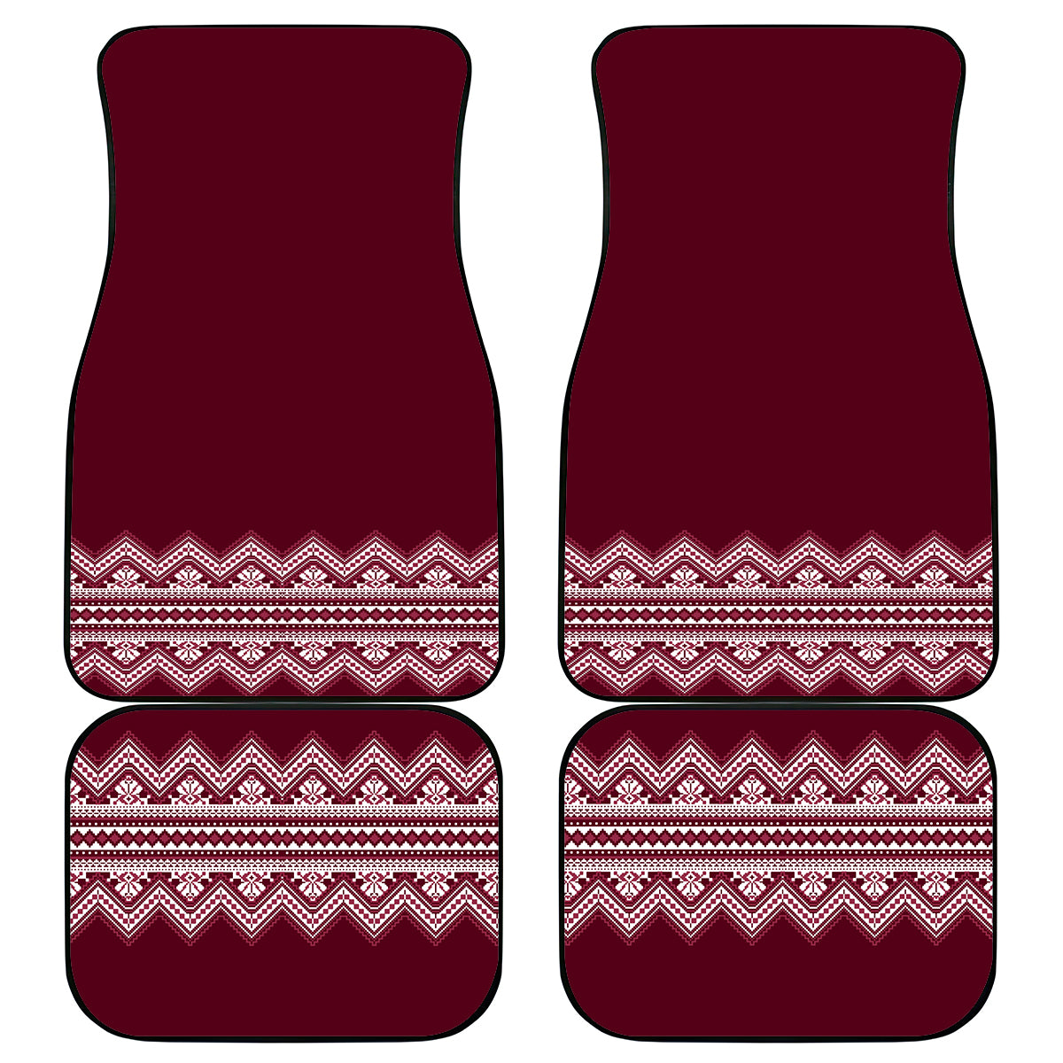 ukraine-folk-pattern-car-mats-ukrainian-wine-red-version