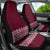 Ukraine Folk Pattern Car Seat Cover Ukrainian Wine Red Version - Wonder Print Shop