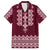 ukraine-folk-pattern-family-matching-tank-maxi-dress-and-hawaiian-shirt-ukrainian-wine-red-version