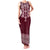 Ukraine Folk Pattern Family Matching Tank Maxi Dress and Hawaiian Shirt Ukrainian Wine Red Version - Wonder Print Shop
