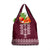 Ukraine Folk Pattern Grocery Bag Ukrainian Wine Red Version