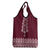 Ukraine Folk Pattern Grocery Bag Ukrainian Wine Red Version