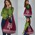 Ukraine Folk Pattern Grocery Bag Ukrainian Wine Red Version
