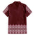Ukraine Folk Pattern Hawaiian Shirt Ukrainian Wine Red Version - Wonder Print Shop