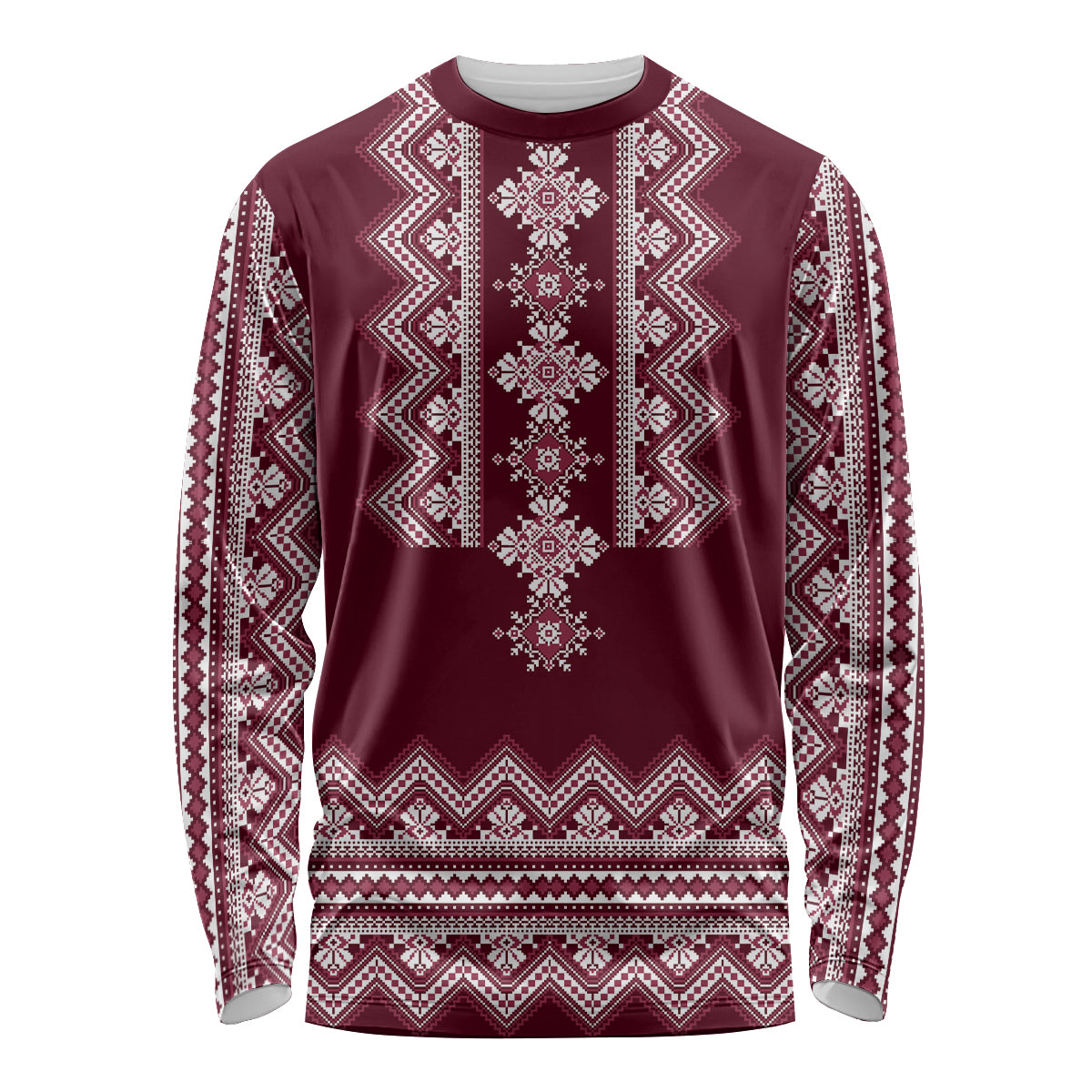 ukraine-folk-pattern-long-sleeve-shirt-ukrainian-wine-red-version