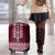 Ukraine Folk Pattern Luggage Cover Ukrainian Wine Red Version - Wonder Print Shop