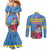 Aruba ta Bonita Couples Matching Mermaid Dress and Long Sleeve Button Shirt Aruba Shoco Tropical Vibe