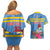 Aruba ta Bonita Couples Matching Off Shoulder Short Dress and Hawaiian Shirt Aruba Shoco Tropical Vibe - Wonder Print Shop