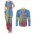 Aruba ta Bonita Couples Matching Tank Maxi Dress and Long Sleeve Button Shirt Aruba Shoco Tropical Vibe - Wonder Print Shop
