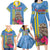 Aruba ta Bonita Family Matching Long Sleeve Bodycon Dress and Hawaiian Shirt Aruba Shoco Tropical Vibe - Wonder Print Shop