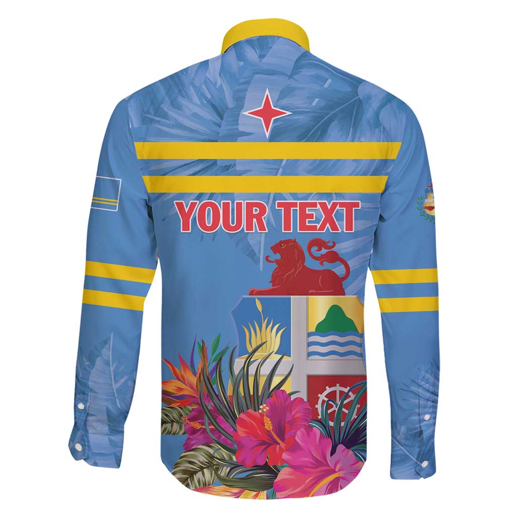 Aruba ta Bonita Family Matching Long Sleeve Bodycon Dress and Hawaiian Shirt Aruba Shoco Tropical Vibe - Wonder Print Shop