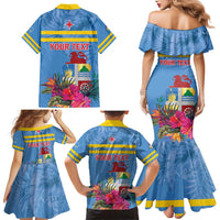 Aruba ta Bonita Family Matching Mermaid Dress and Hawaiian Shirt Aruba Shoco Tropical Vibe - Wonder Print Shop