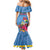 Aruba ta Bonita Family Matching Mermaid Dress and Hawaiian Shirt Aruba Shoco Tropical Vibe - Wonder Print Shop