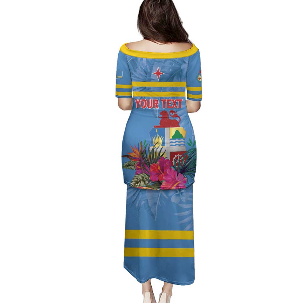 Aruba ta Bonita Family Matching Puletasi and Hawaiian Shirt Aruba Shoco Tropical Vibe - Wonder Print Shop